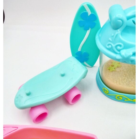 Littlest Pet Shop Accessories Lot With Skateboard Sandbox Toys Basket Buckets - Picture 9 of 16